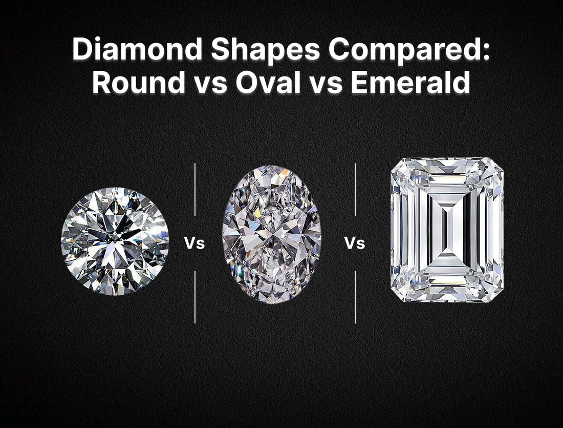 Diamond Shapes Compared: Round vs Oval vs Emerald (Pros, Price, Sparkle)