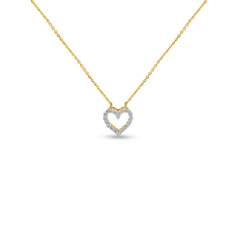 Diamond Heart Pendant Necklace