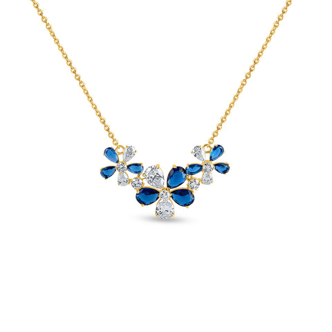 Cluster pendant necklace