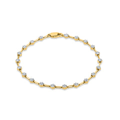 Dainty diamond bracelet