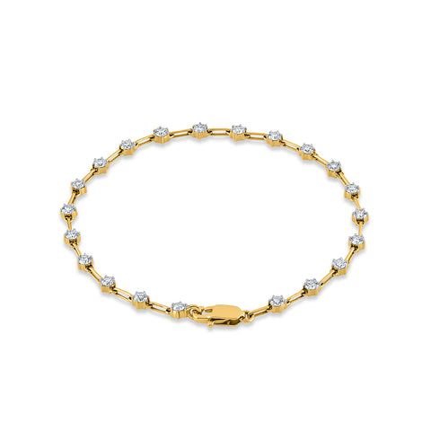Dainty diamond bracelet