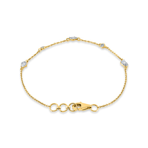 Dainty   diamond bracelet