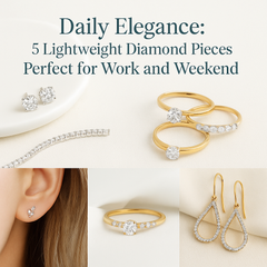 Daily Elegance: 5 Lightweight Diamond Pieces for Work and Weekend