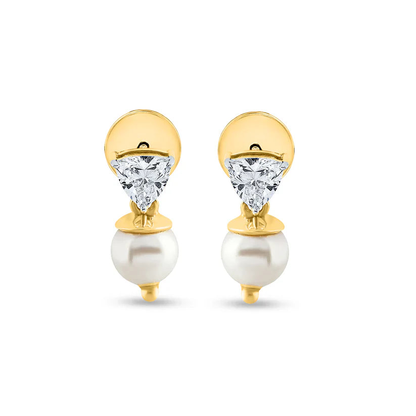 18k gold earrings