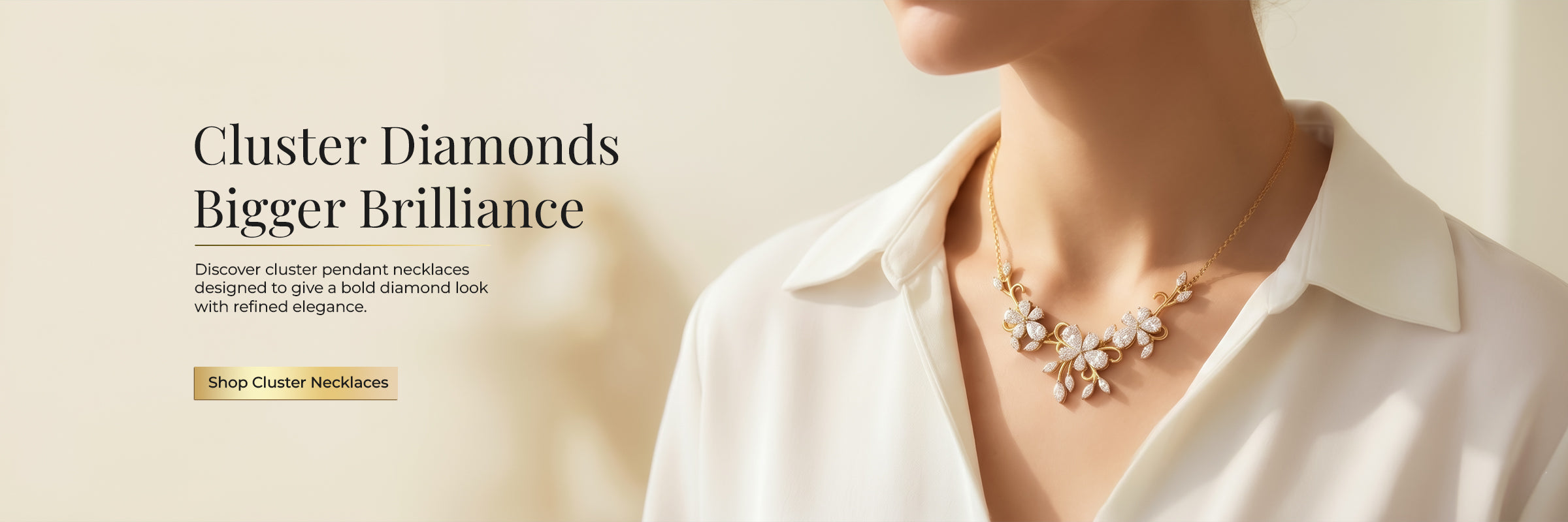 Cluster Pendant Necklace
