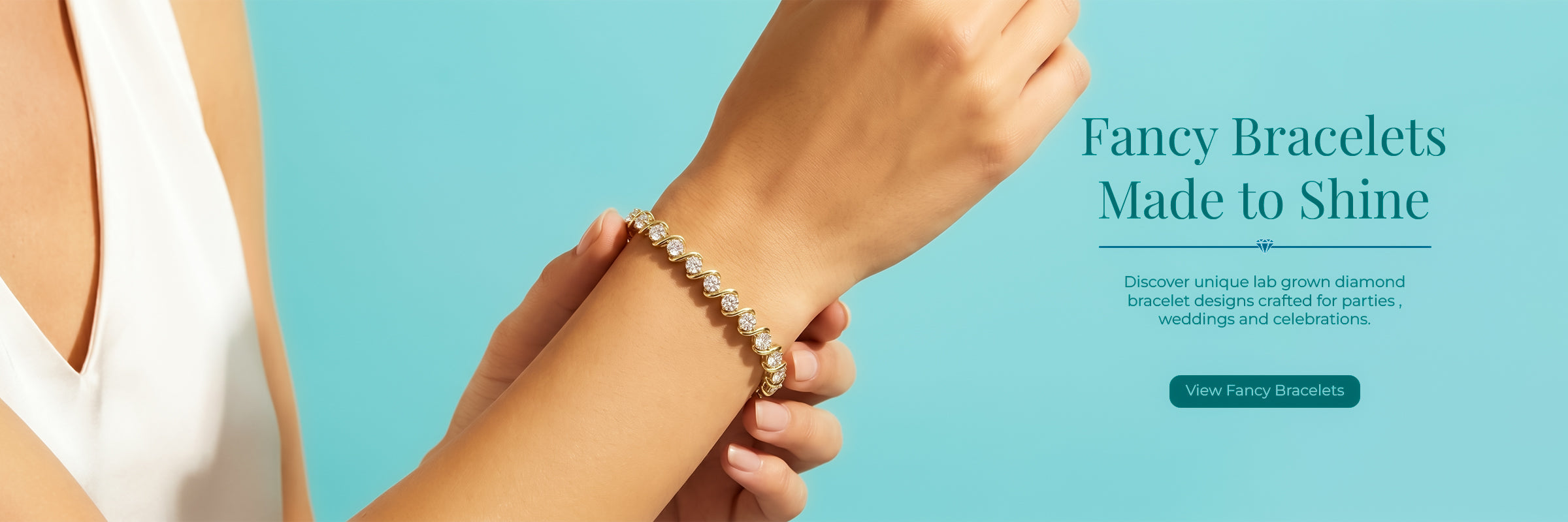 Fancy Diamond Bracelet