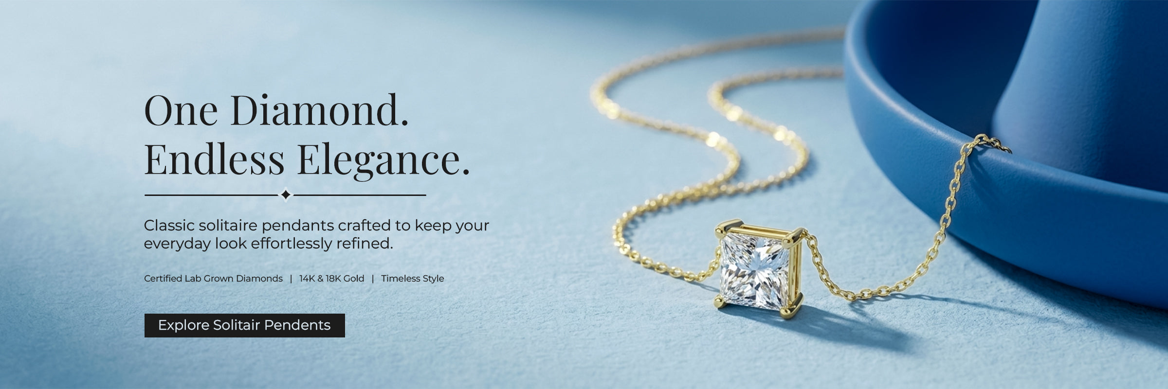 solitaire pendants