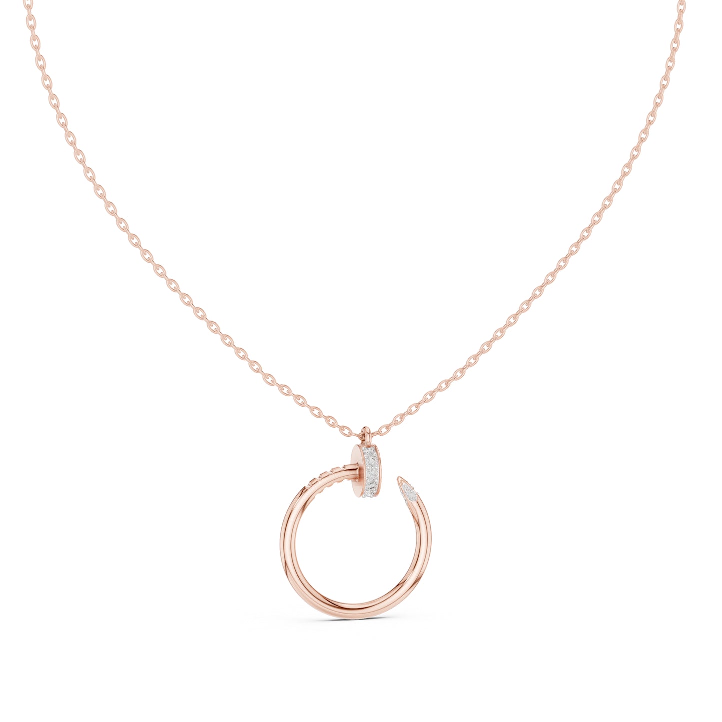 18K Yellow Gold Round Lab-Grown Diamond Pendant for Women | Anniversary Gift | Pure Carat