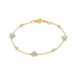 Chain diamondbracelet