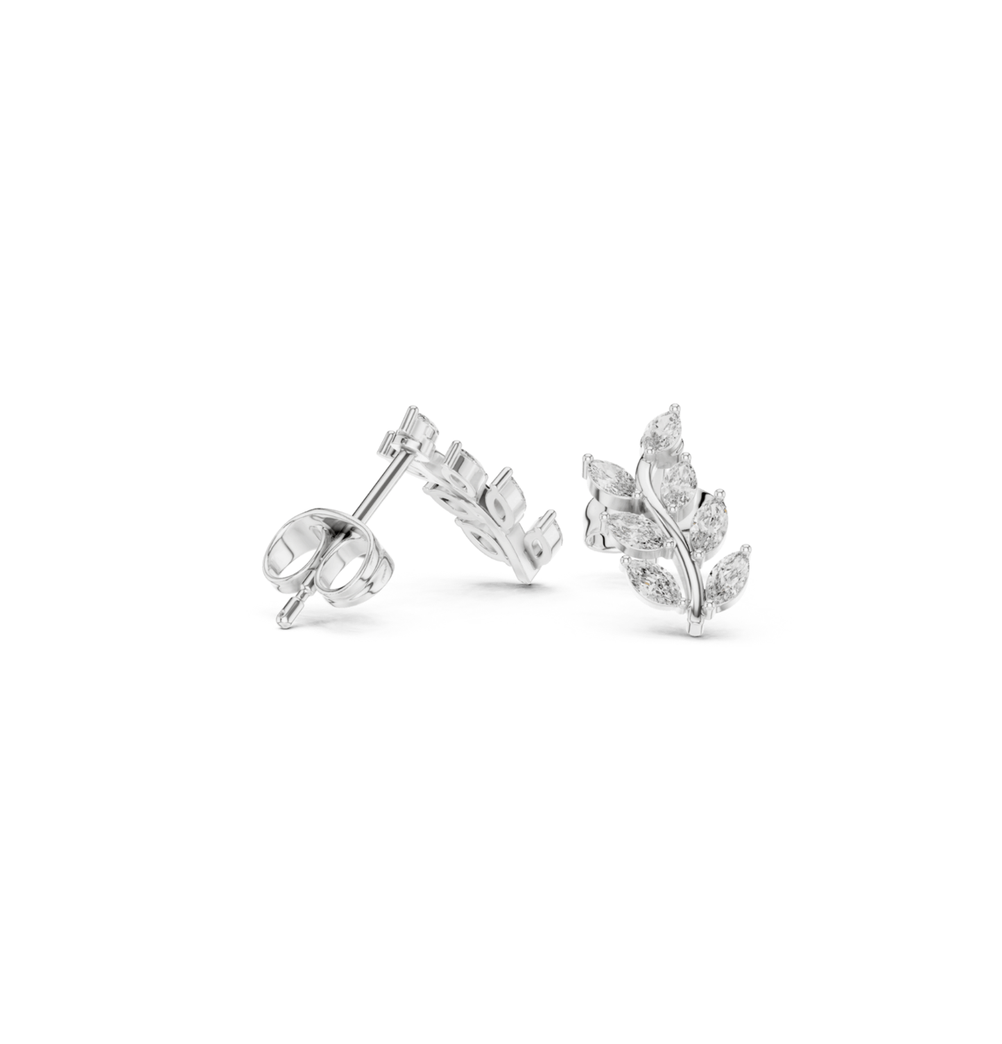 MRQ Cut Diamond Yellow Gold 14 K Earring For Wommen |pure carat