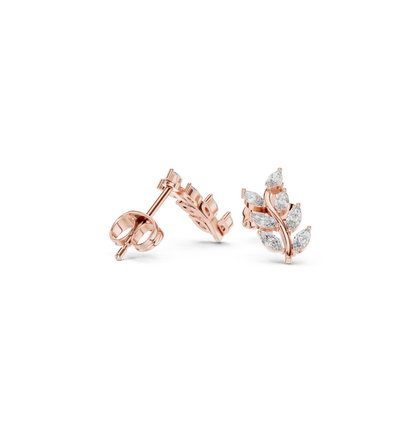 MRQ Cut Diamond Yellow Gold 14 K Earring For Wommen |pure carat