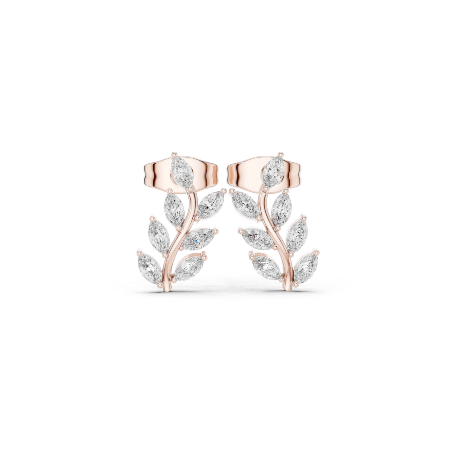 MRQ Cut Diamond Yellow Gold 14 K Earring For Wommen |pure carat