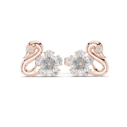 14K Gold 0.47 Ct Lab-Grown Diamond Earrings for Women | Elegant Fine Jewelry | Everyday & Party Wear