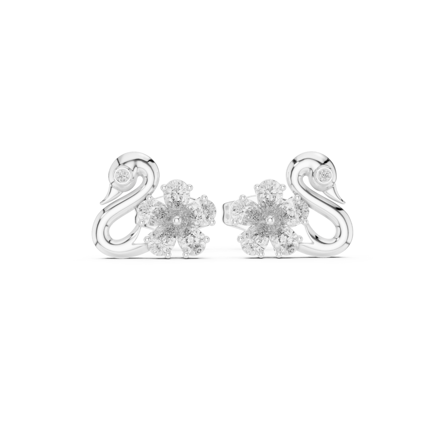 14K Gold 0.47 Ct Lab-Grown Diamond Earrings for Women | Elegant Fine Jewelry | Everyday & Party Wear