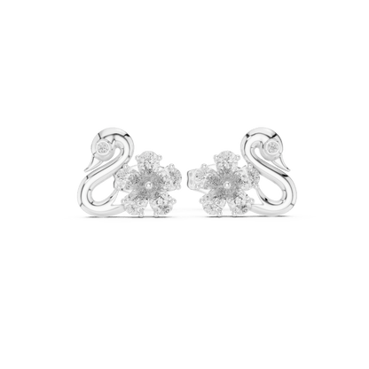 14K Gold 0.47 Ct Lab-Grown Diamond Earrings for Women | Elegant Fine Jewelry | Everyday & Party Wear