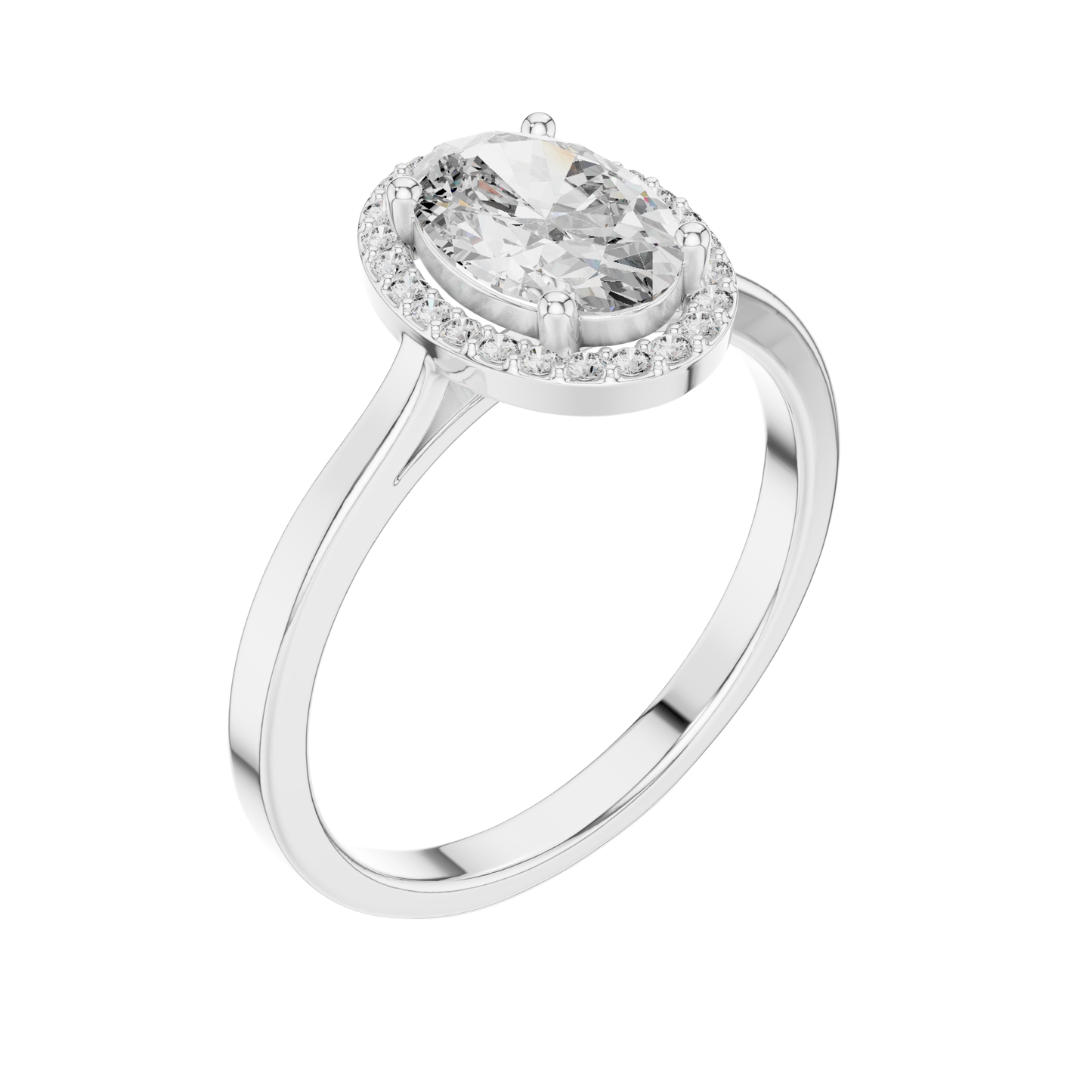 Round / Oval Cut Diamond Ring 14 K Yellow Gold Ring For Wommen |pure carat