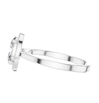 Round / Oval Cut Diamond Ring 14 K Yellow Gold Ring For Wommen |pure carat