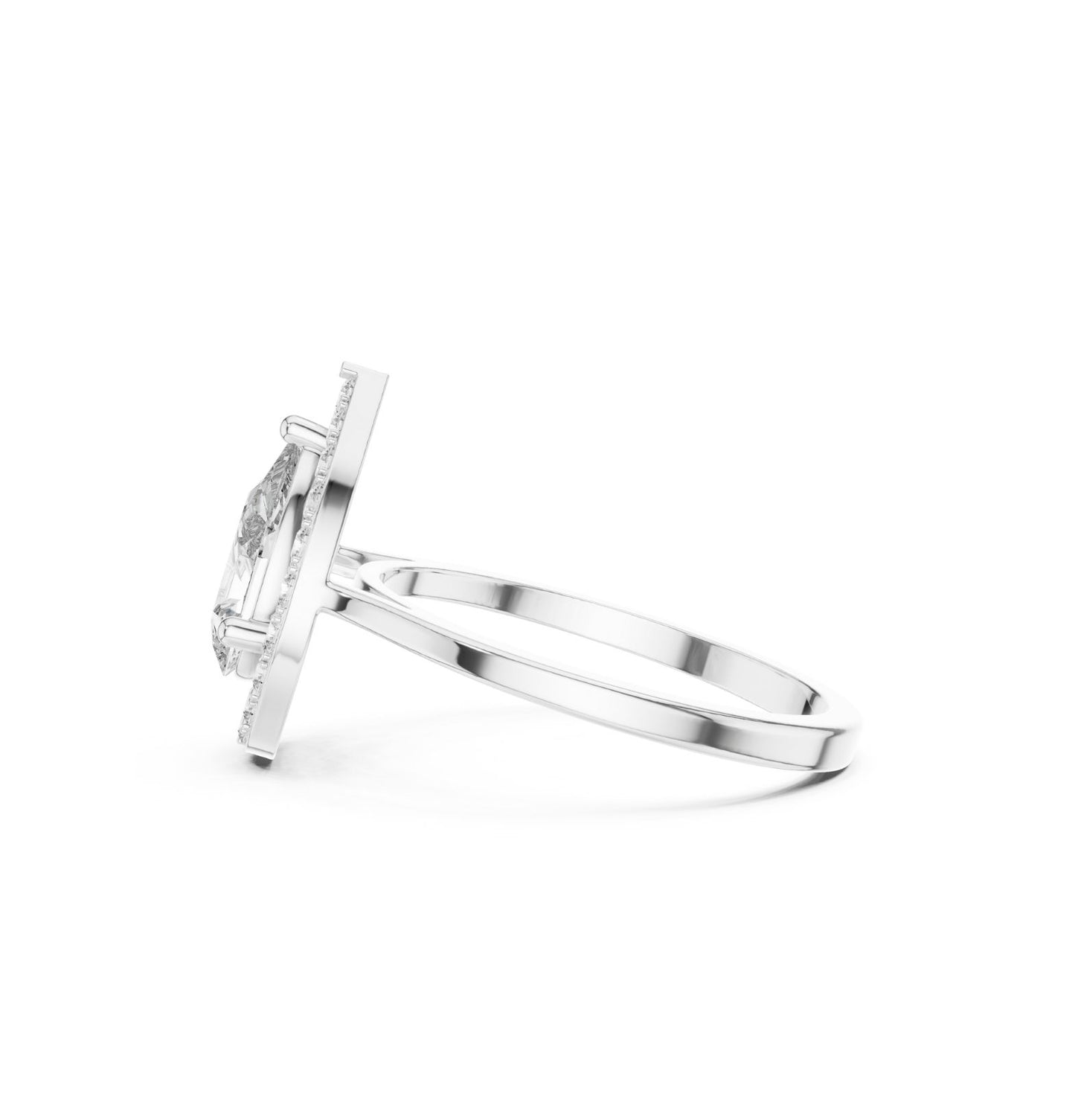 Round / PRS  Cut Diamond Yellow Gold 14 K Ring For Wommen |pure carat
