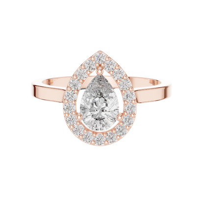 Prs/Round  Cut Dimound Ring 14 K Gold Ring For Wommen - pure carat