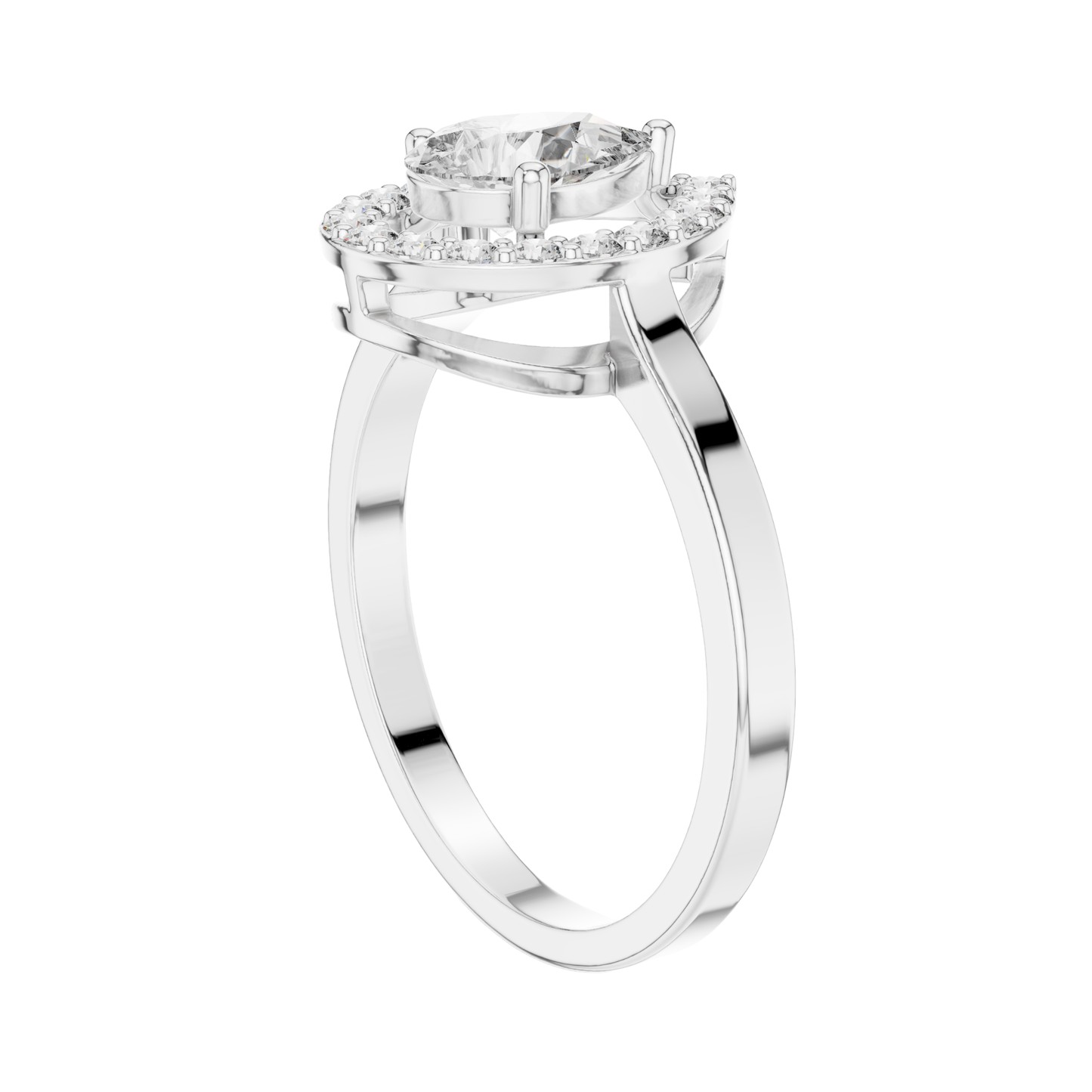 Prs/Round  Cut Dimound Ring 14 K Gold Ring For Wommen - pure carat