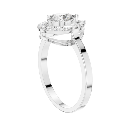 Prs/Round  Cut Dimound Ring 14 K Gold Ring For Wommen - pure carat