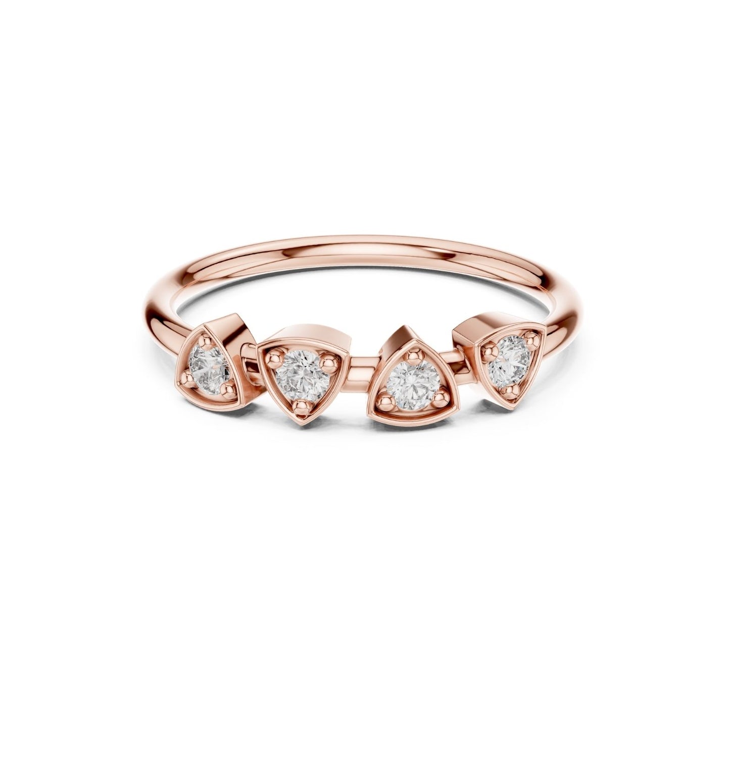 Round Cut Diamond Yellow Gold 14 K Ring For Wommen |pure carat