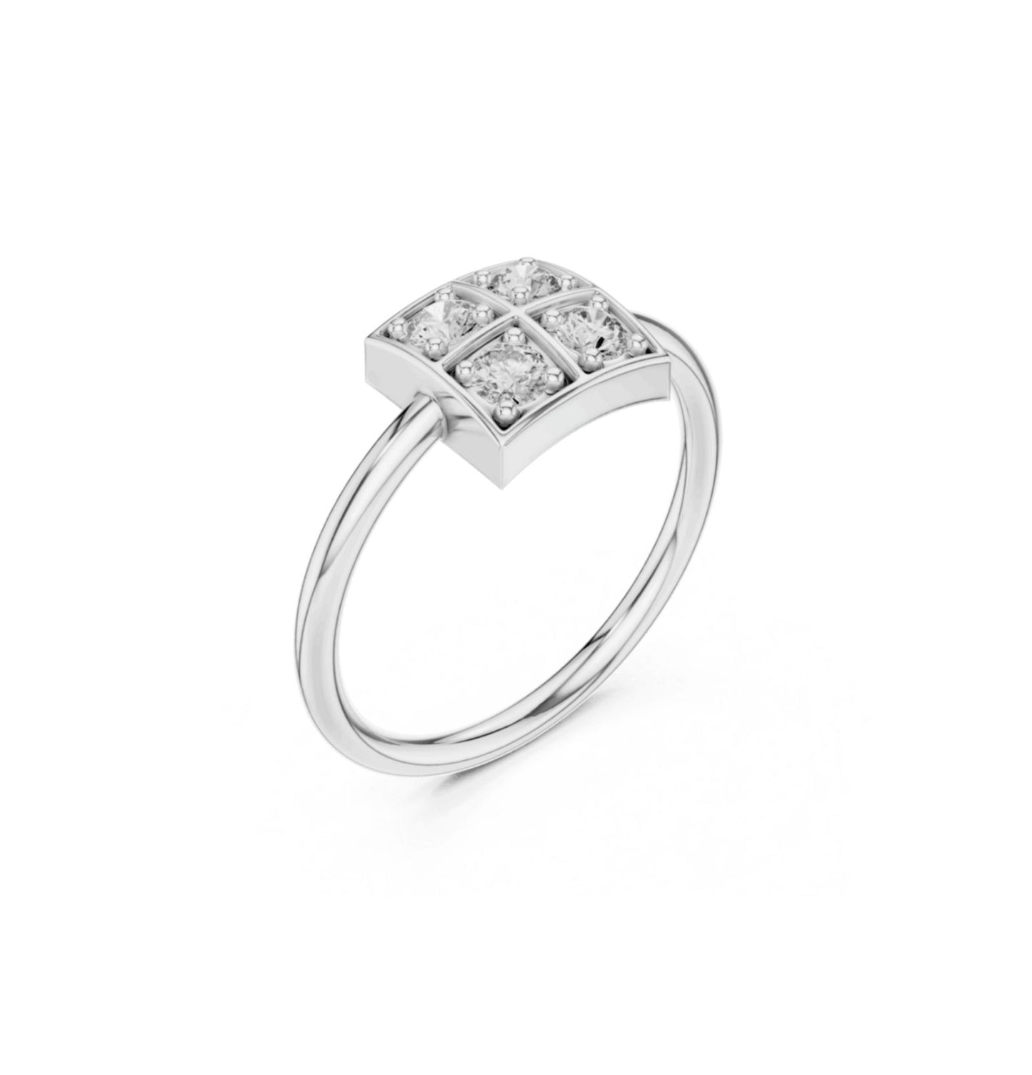 Round Cut Diamond Yellow Gold 14 K Ring For Wommen |pure carat