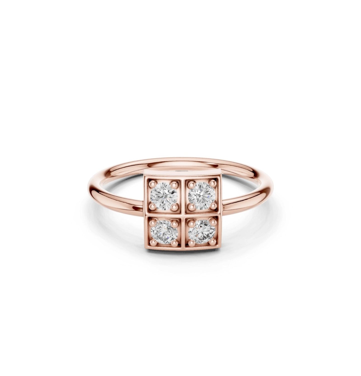 Round Cut Diamond Yellow Gold 14 K Ring For Wommen |pure carat