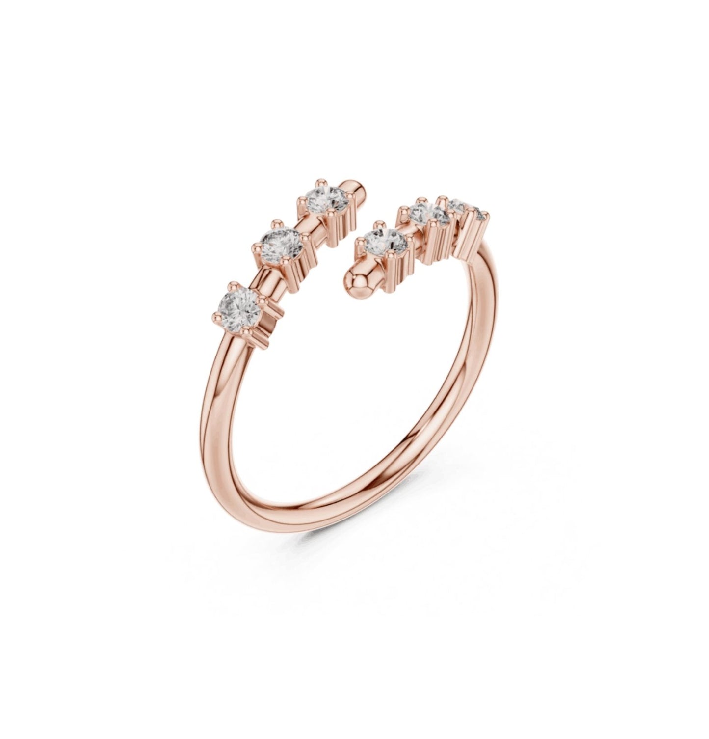 Round Cut Diamond Yellow Gold 14 K Ring For Wommen |pure carat