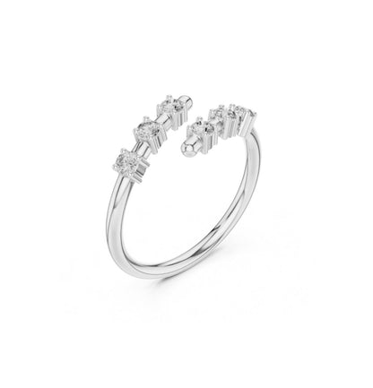 Round Cut Diamond Yellow Gold 14 K Ring For Wommen |pure carat