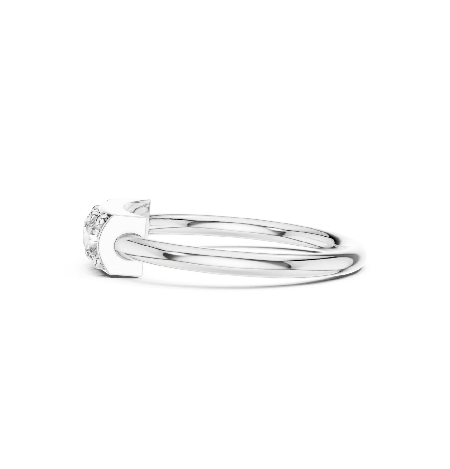 Round Cut Diamond Yellow Gold 14 K Ring For Wommen |pure carat