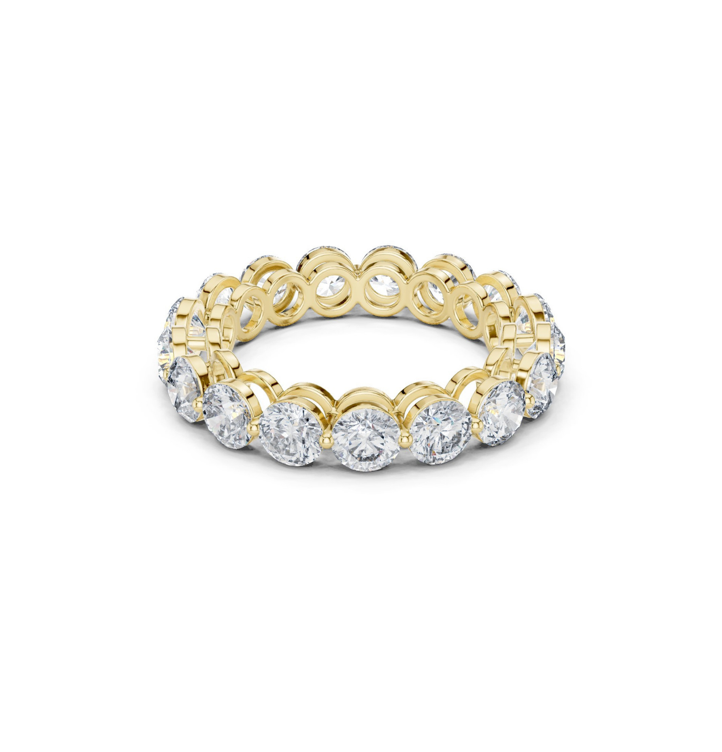 Round Cut Diamond Yellow Gold 14 K Ring For Wommen |pure carat