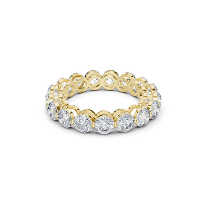 Round Cut Diamond Yellow Gold 14 K Ring For Wommen |pure carat