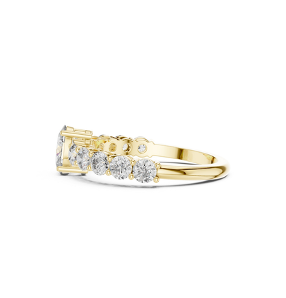 Round / Oval Cut Diamond Pink Gold 14 K Ring For Wommen |pure carat