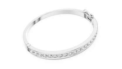 18K Yellow Gold Round Lab-Grown Diamond Bracelet for Women - Everyday Wear - Pure Carat