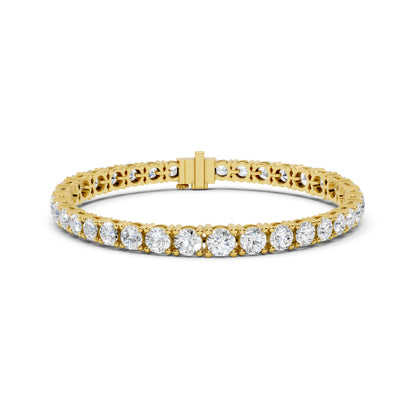 Round Lab-Grown Diamond Bracelet in 14K White Gold - Bridal Jewellery - Pure Carat
