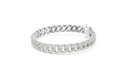 Women's Wedding Diamond Bracelet - Round Lab-Grown Stone in 18K Yellow Gold - Pure Carat