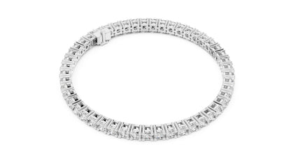 18K Yellow Gold Round Lab-Grown Diamond Bracelet for Women - Everyday Wear - Pure Carat