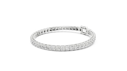 14k Yellow Gold Round Lab-Grown Diamond Office Wear Bracelet for Women | Pure Carat