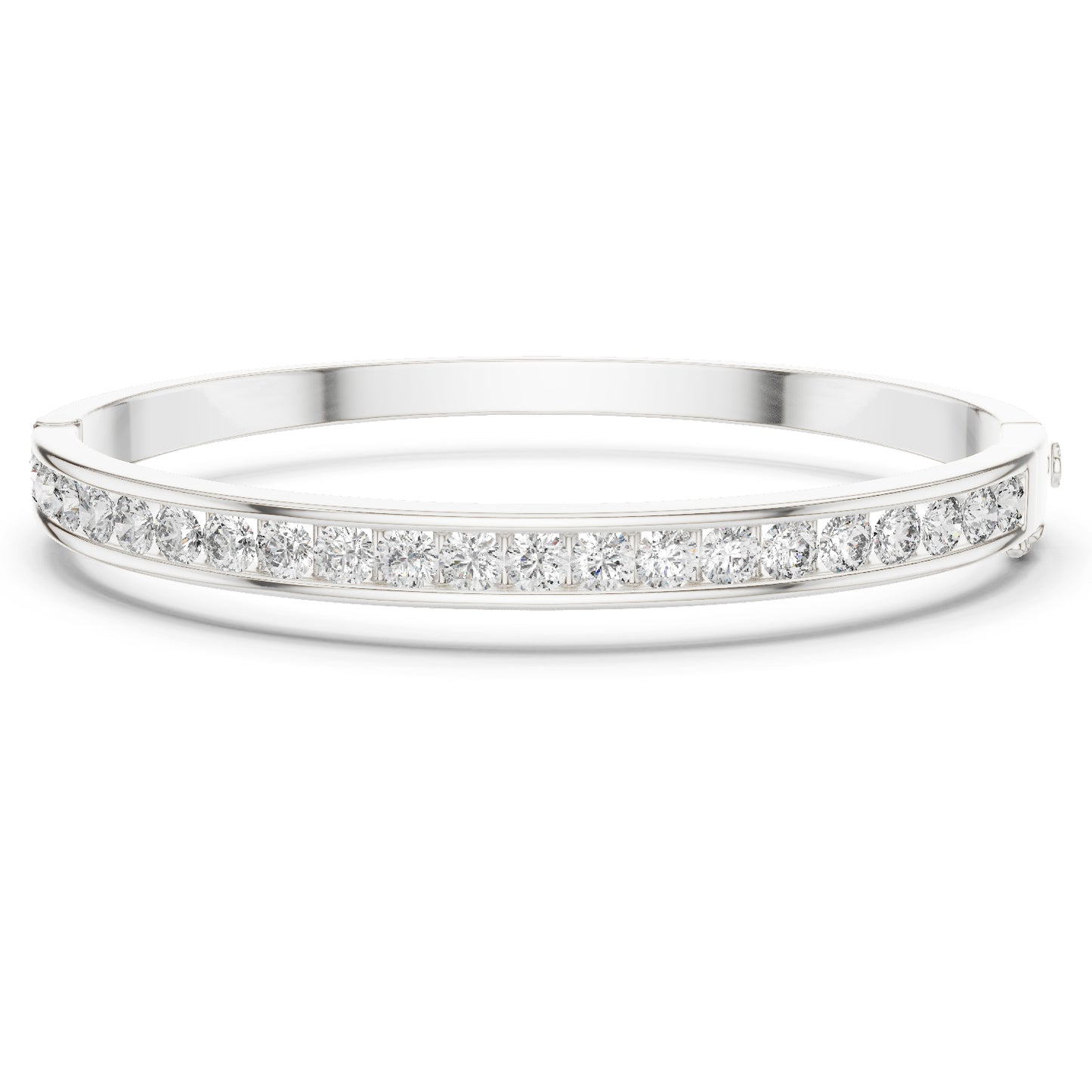18k Yellow Gold Round Lab-Grown Diamond Party Wear Bracelet for Women | Pure Carat
