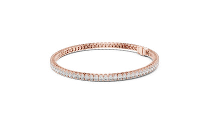 14k Yellow Gold Oval Lab-Grown Diamond Office Wear Bracelet for Women | Pure Carat
