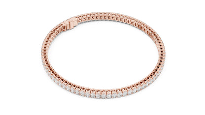 14k Yellow Gold Oval Lab-Grown Diamond Office Wear Bracelet for Women | Pure Carat
