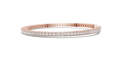 14k Yellow Gold Oval Lab-Grown Diamond Office Wear Bracelet for Women | Pure Carat