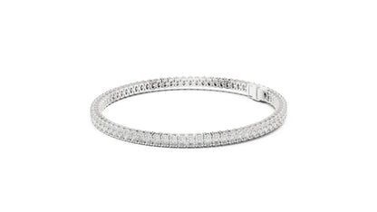 14k Yellow Gold Oval Lab-Grown Diamond Office Wear Bracelet for Women | Pure Carat