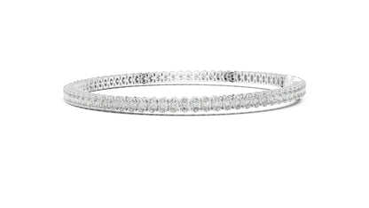 14k Yellow Gold Oval Lab-Grown Diamond Office Wear Bracelet for Women | Pure Carat