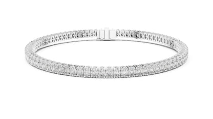 14k Yellow Gold Oval Lab-Grown Diamond Office Wear Bracelet for Women | Pure Carat