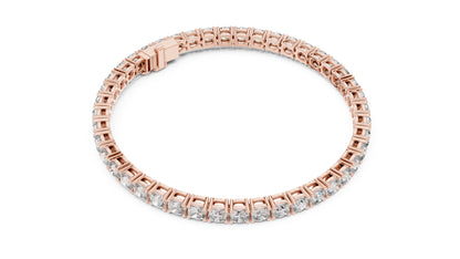 14k Yellow Gold Heart/Emerald/Oval/Pear Lab-Grown Diamond Party Wear Bracelet | Pure Carat