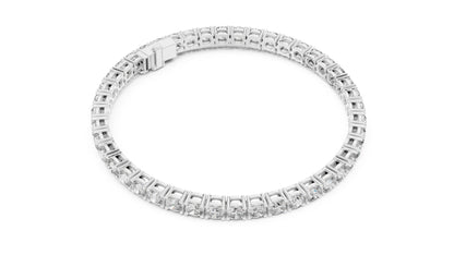 14k Yellow Gold Heart/Emerald/Oval/Pear Lab-Grown Diamond Party Wear Bracelet | Pure Carat