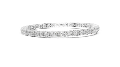 14k Yellow Gold Heart/Emerald/Oval/Pear Lab-Grown Diamond Party Wear Bracelet | Pure Carat