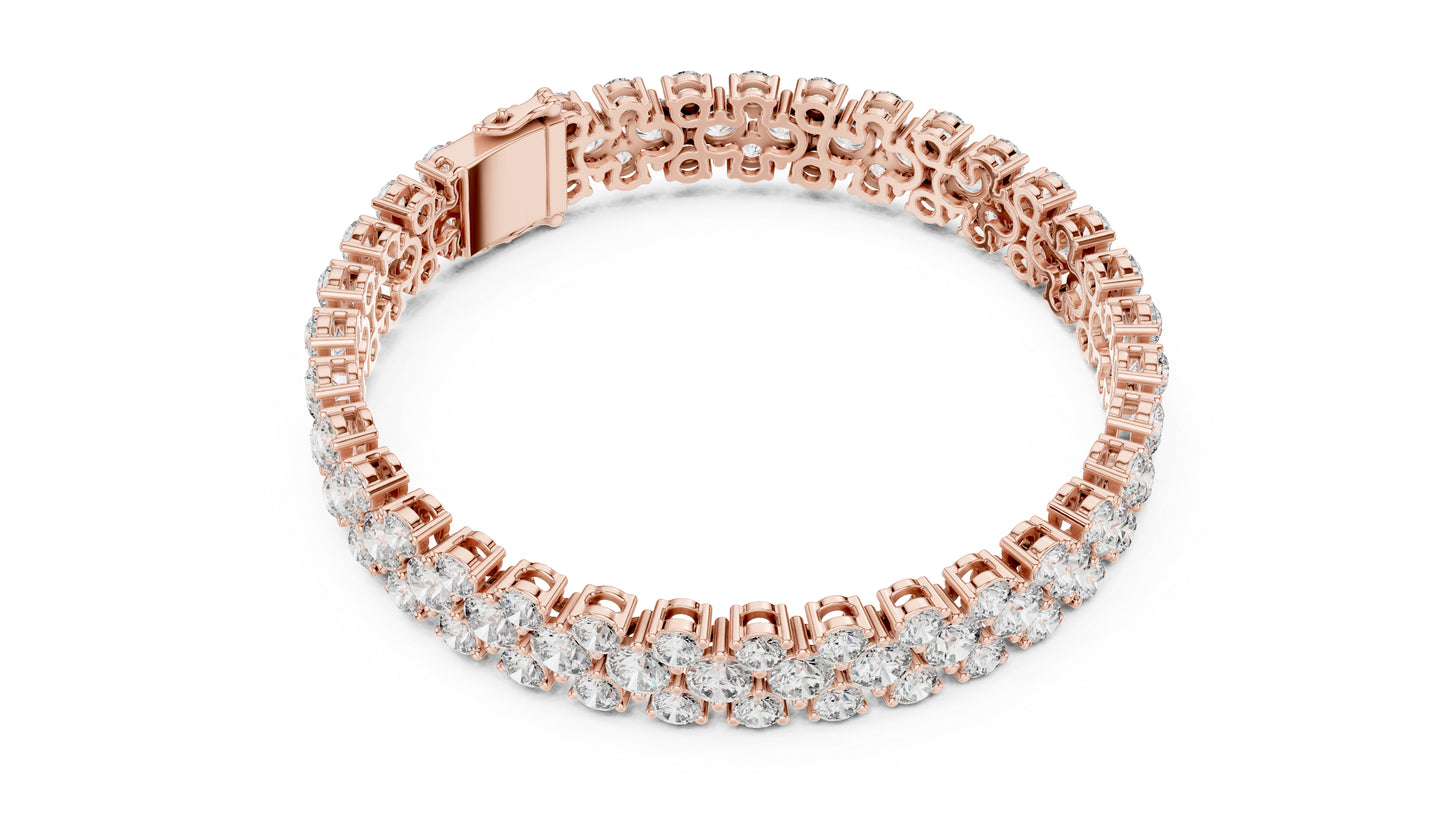 18k White Gold Marquise Lab-Grown Diamond Bridal Bracelet for Women | Pure Carat